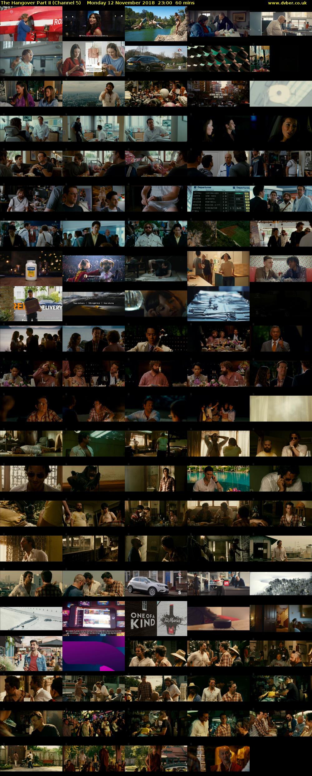 The Hangover Part II (Channel 5) Monday 12 November 2018 23:00 - 00:00