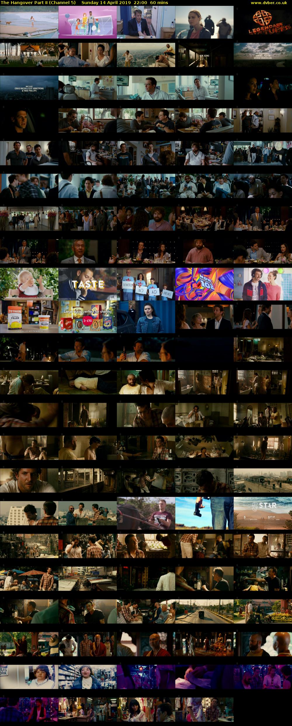 The Hangover Part II (Channel 5) Sunday 14 April 2019 22:00 - 23:00