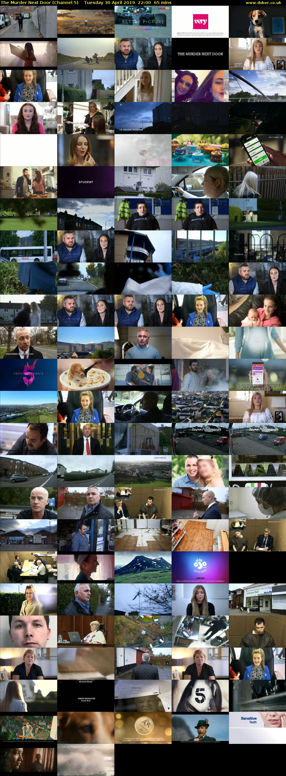 The Murder Next Door (Channel 5) Tuesday 30 April 2019 22:00 - 23:05