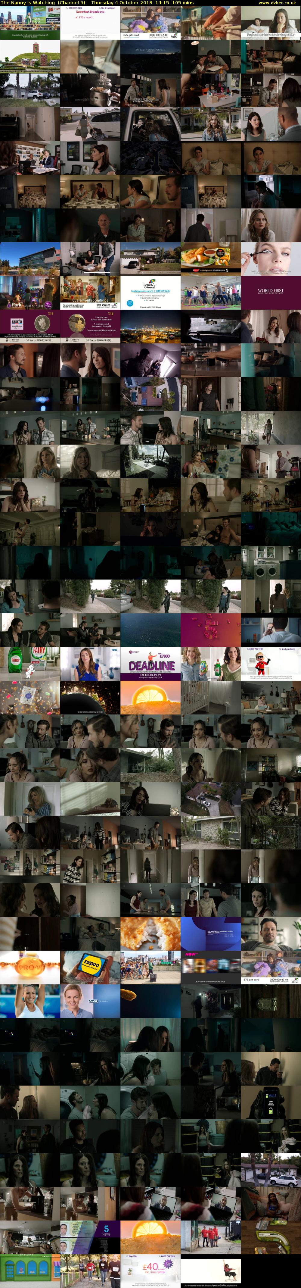 The Nanny Is Watching  (Channel 5) Thursday 4 October 2018 14:15 - 16:00