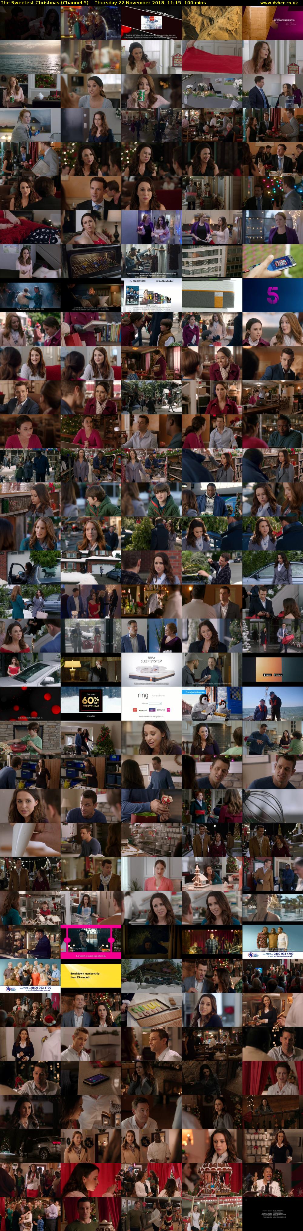 The Sweetest Christmas (Channel 5) Thursday 22 November 2018 11:15 - 12:55