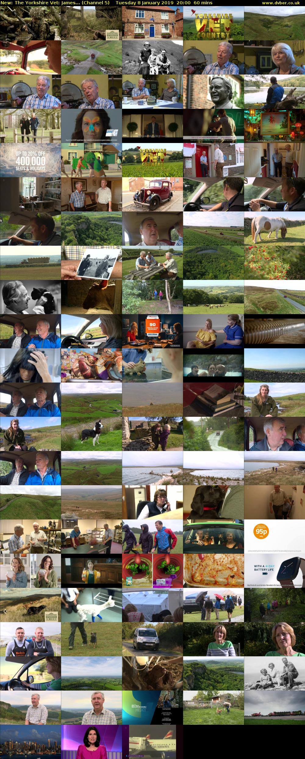 The Yorkshire Vet: James... (Channel 5) Tuesday 8 January 2019 20:00 - 21:00