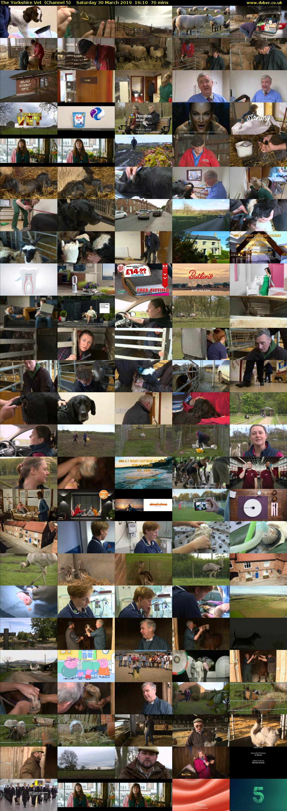 The Yorkshire Vet  (Channel 5) Saturday 30 March 2019 16:10 - 17:20