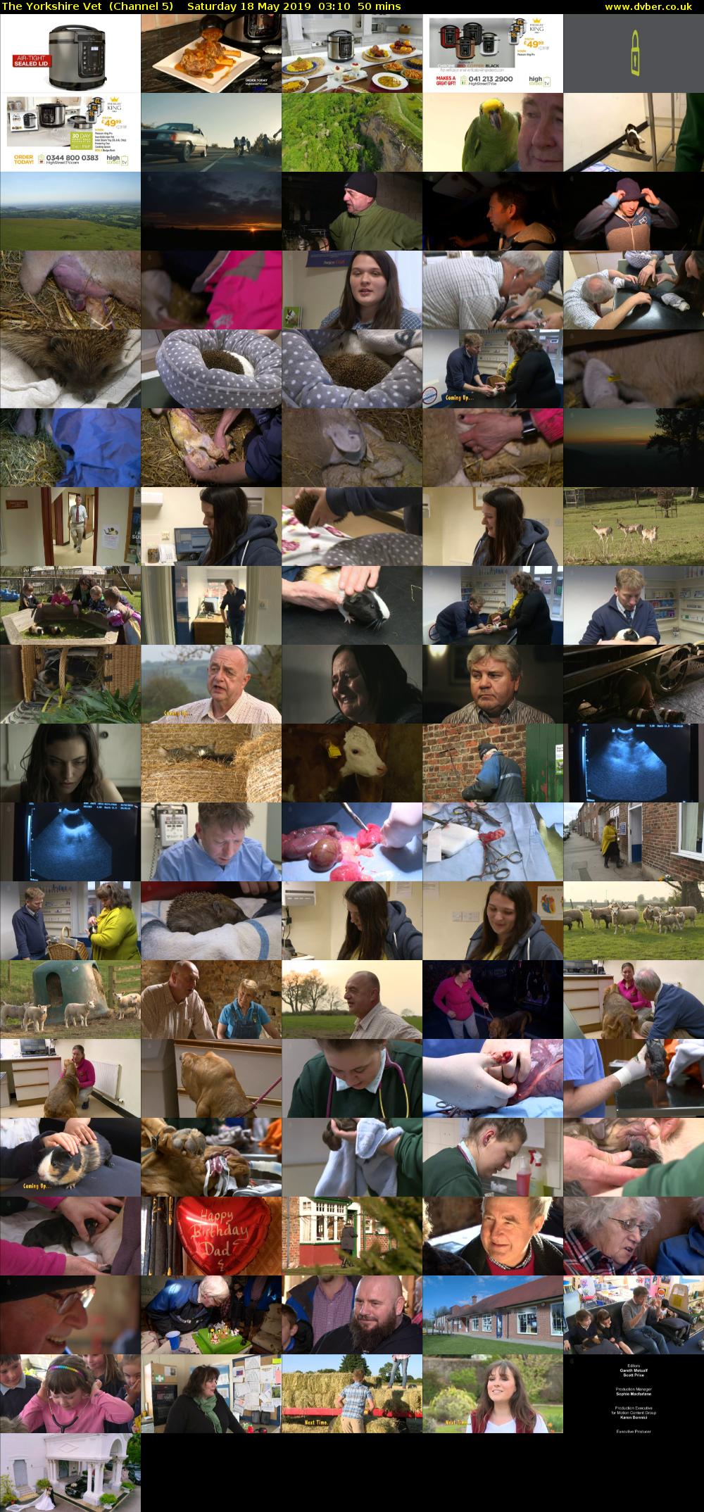 The Yorkshire Vet  (Channel 5) Saturday 18 May 2019 03:10 - 04:00