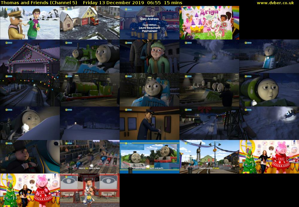 Thomas and Friends (Channel 5) Friday 13 December 2019 06:55 - 07:10