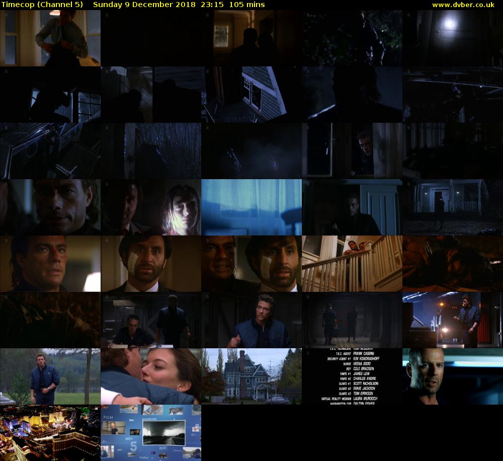 Timecop (Channel 5) Sunday 9 December 2018 23:15 - 01:00