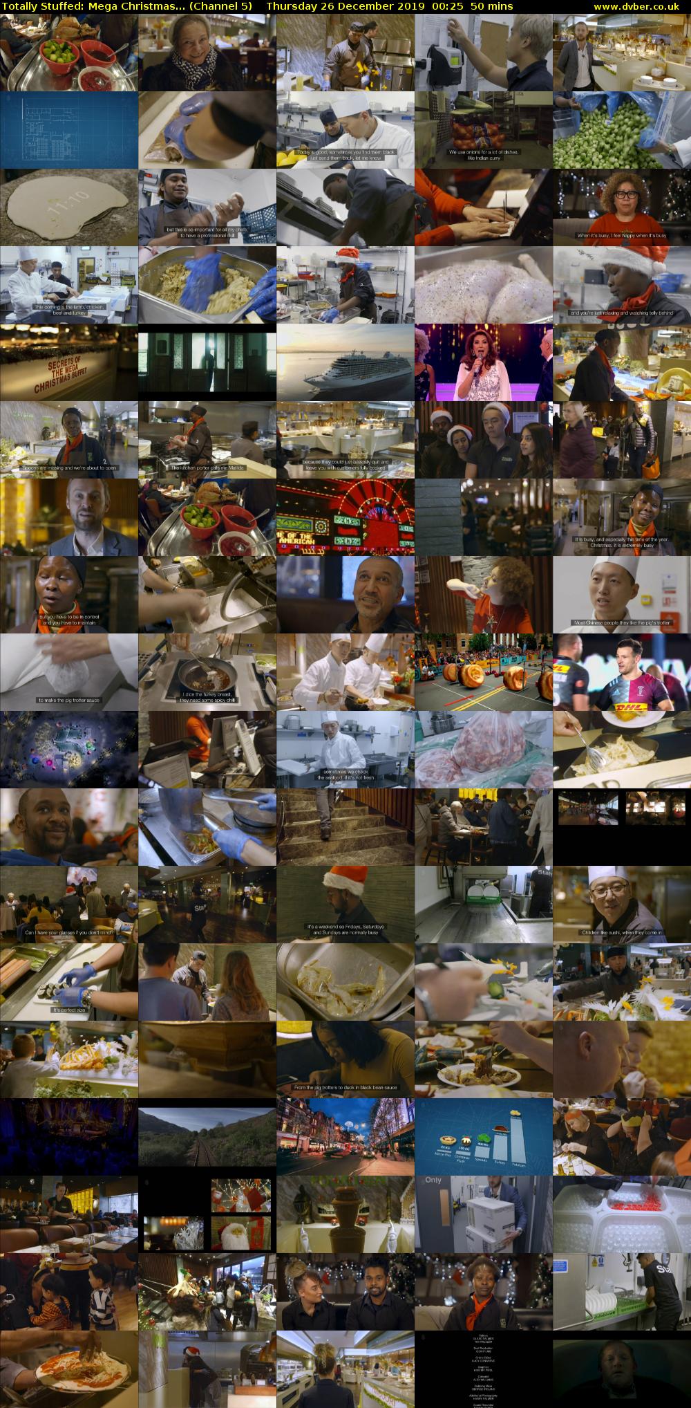 Totally Stuffed: Mega Christmas... (Channel 5) Thursday 26 December 2019 00:25 - 01:15