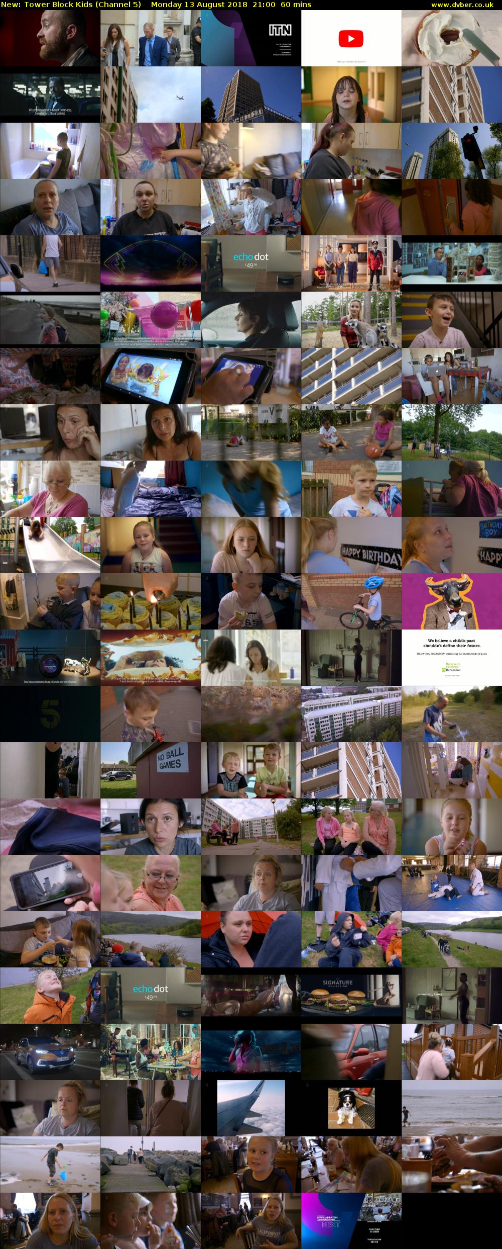 Tower Block Kids (Channel 5) Monday 13 August 2018 21:00 - 22:00