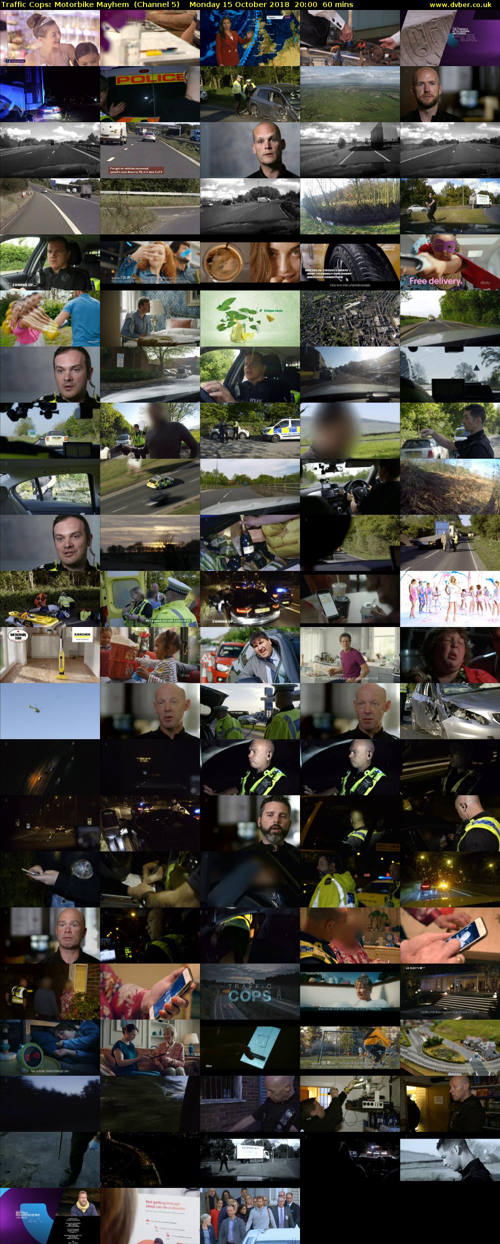 Traffic Cops: Motorbike Mayhem  (Channel 5) Monday 15 October 2018 20:00 - 21:00
