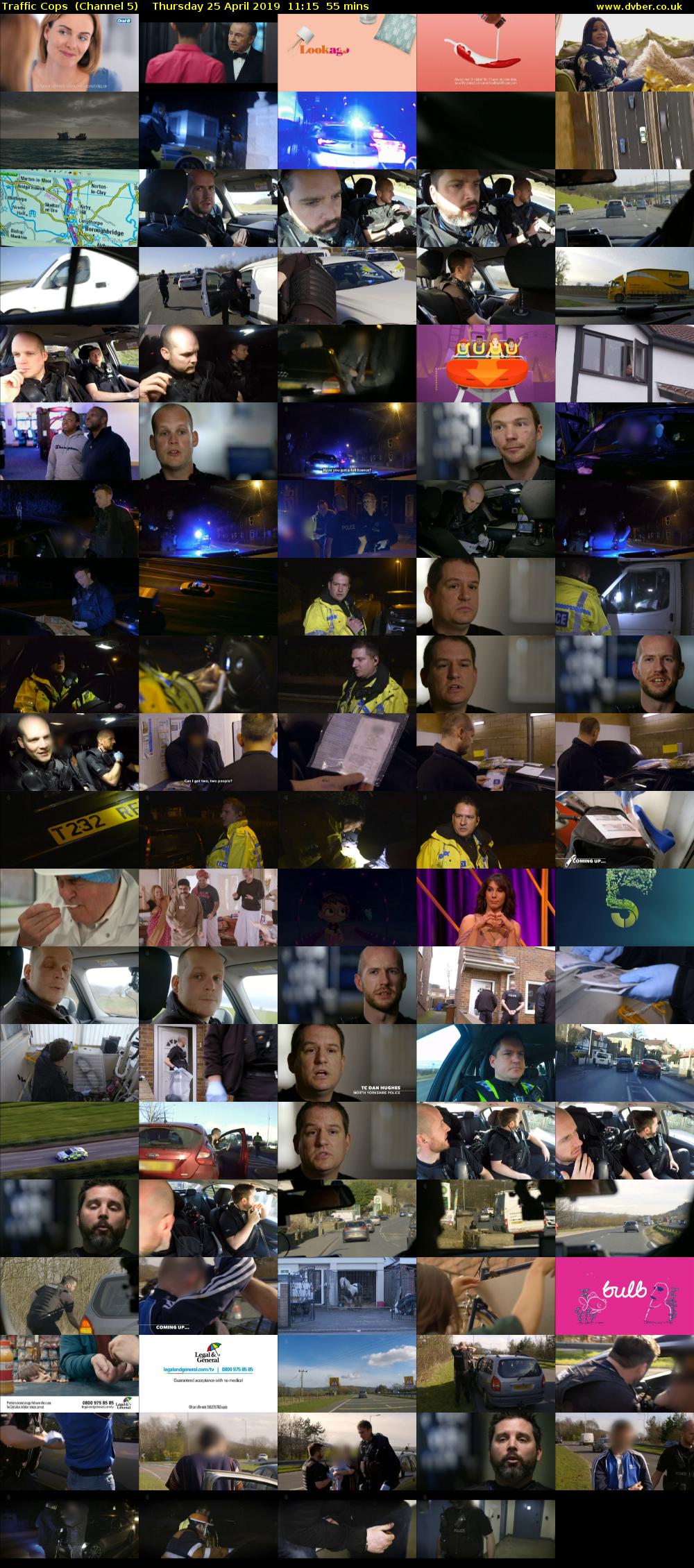 Traffic Cops  (Channel 5) Thursday 25 April 2019 11:15 - 12:10