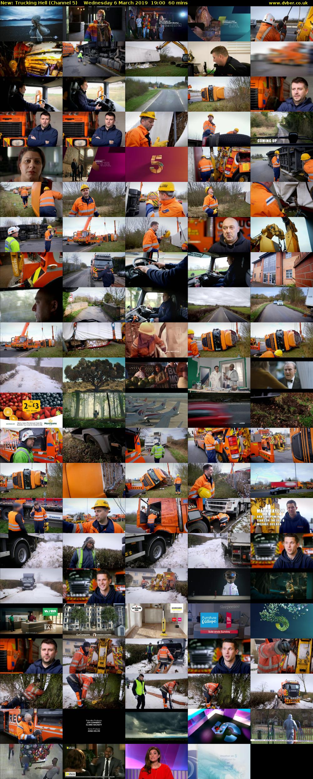 Trucking Hell (Channel 5) Wednesday 6 March 2019 19:00 - 20:00