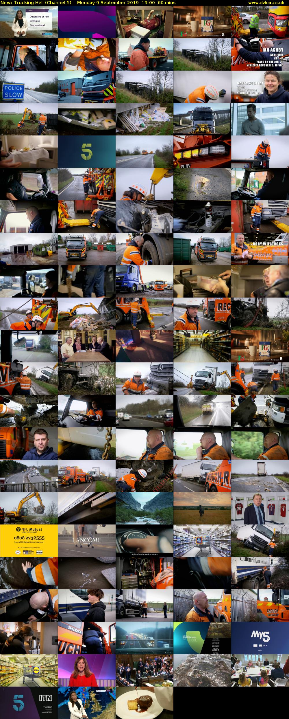 Trucking Hell (Channel 5) Monday 9 September 2019 19:00 - 20:00