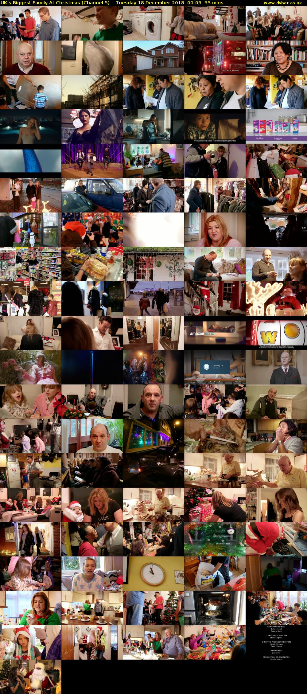 UK's Biggest Family At Christmas (Channel 5) Tuesday 18 December 2018 00:05 - 01:00