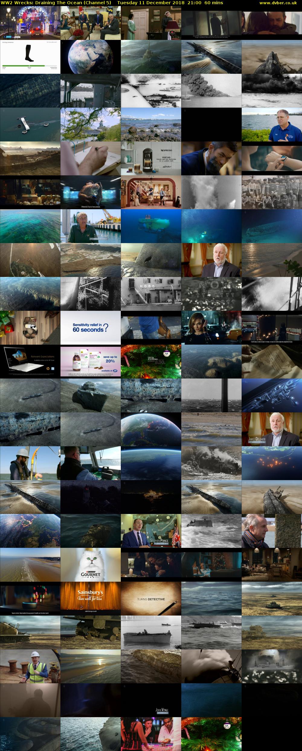 WW2 Wrecks: Draining The Ocean (Channel 5) Tuesday 11 December 2018 21:00 - 22:00