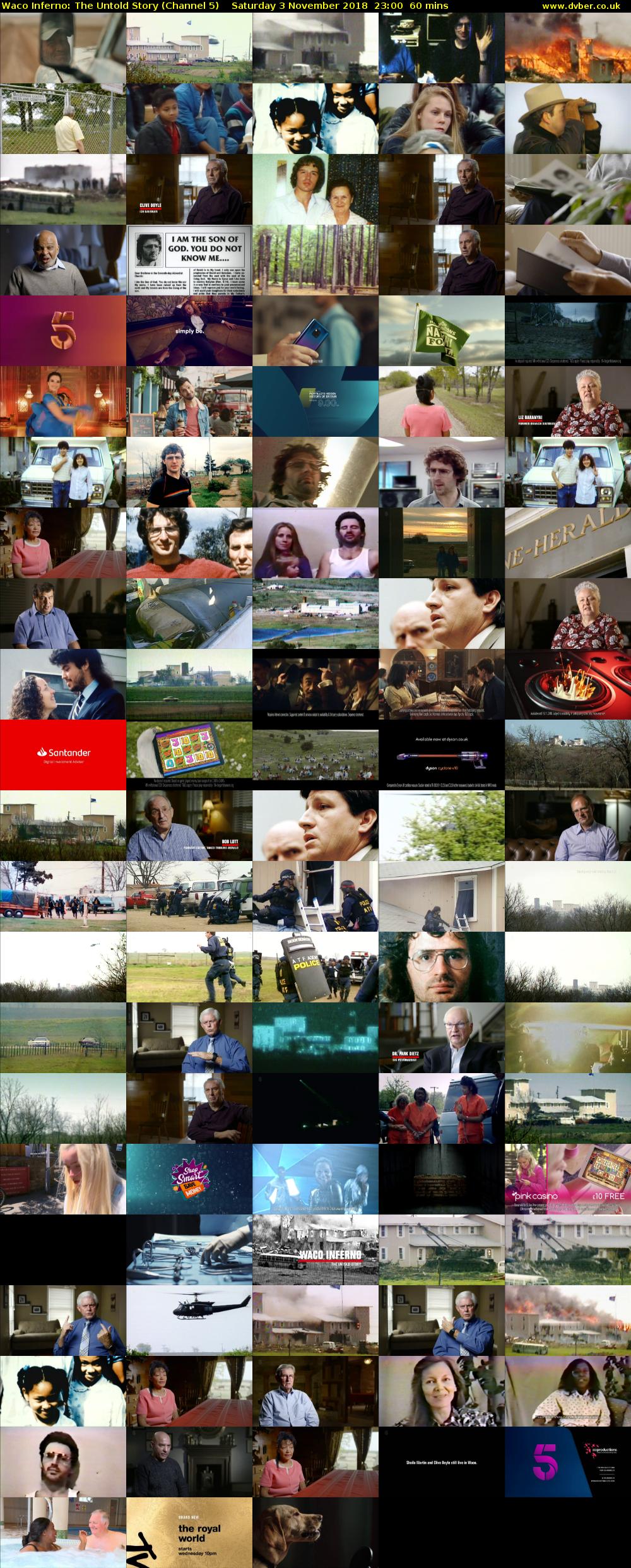 Waco Inferno: The Untold Story (Channel 5) Saturday 3 November 2018 23:00 - 00:00