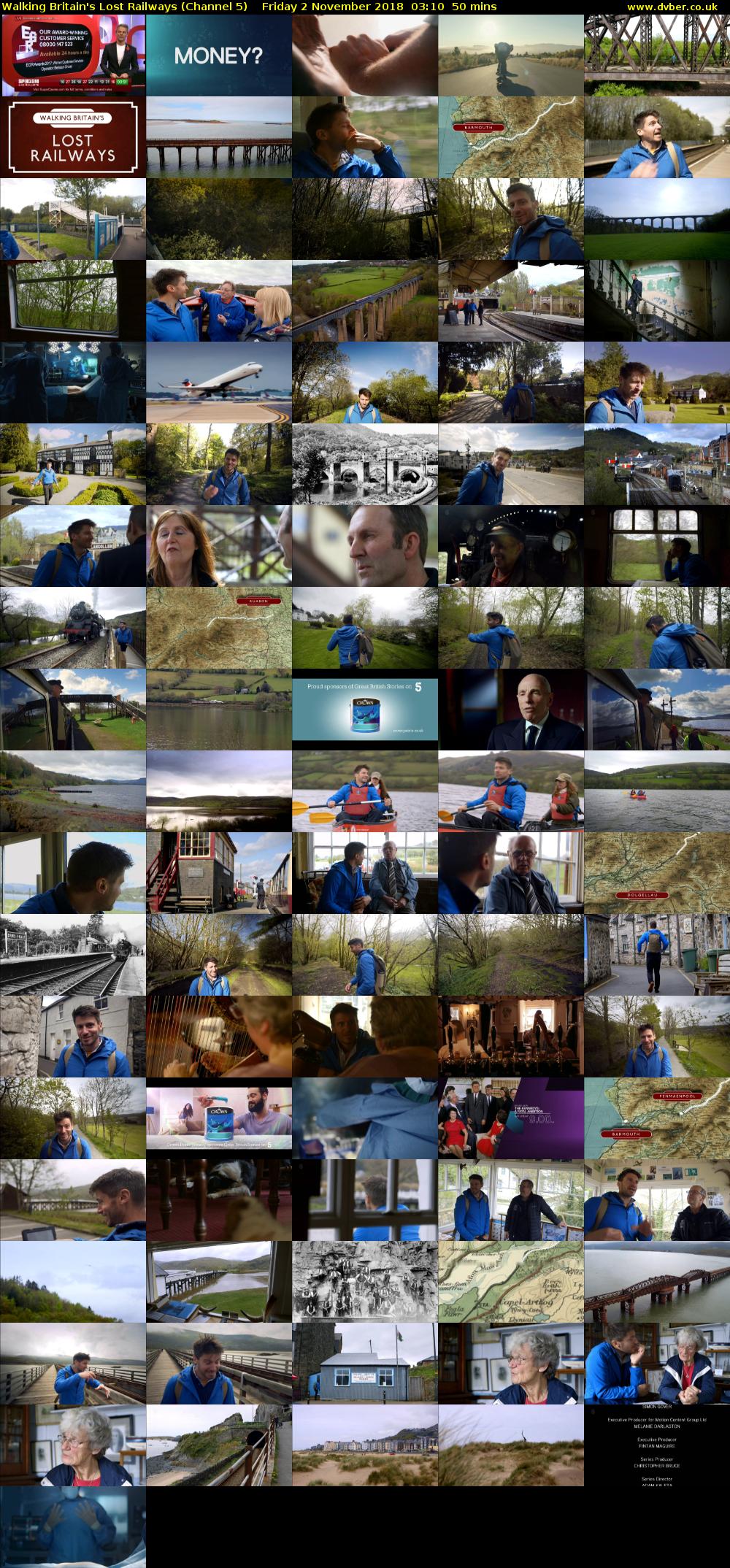 Walking Britain's Lost Railways (Channel 5) Friday 2 November 2018 03:10 - 04:00