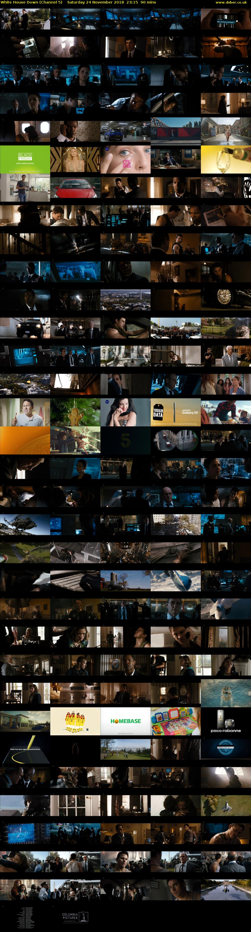 White House Down (Channel 5) Saturday 24 November 2018 23:15 - 00:45