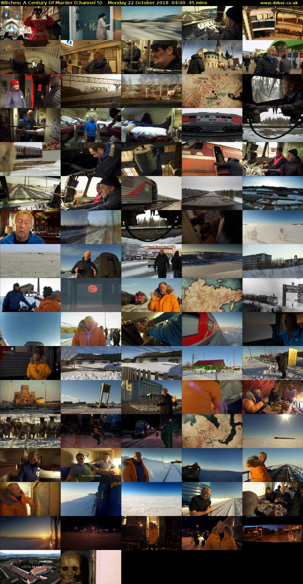 Witches: A Century Of Murder (Channel 5) Monday 22 October 2018 04:00 - 04:45