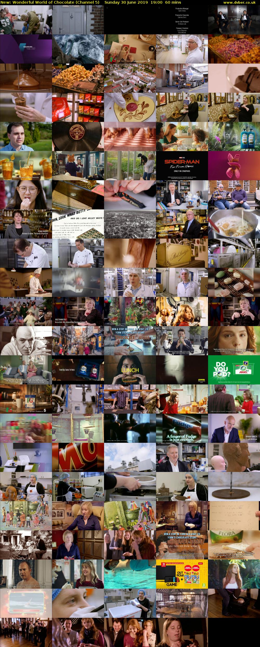 Wonderful World of Chocolate (Channel 5) Sunday 30 June 2019 19:00 - 20:00