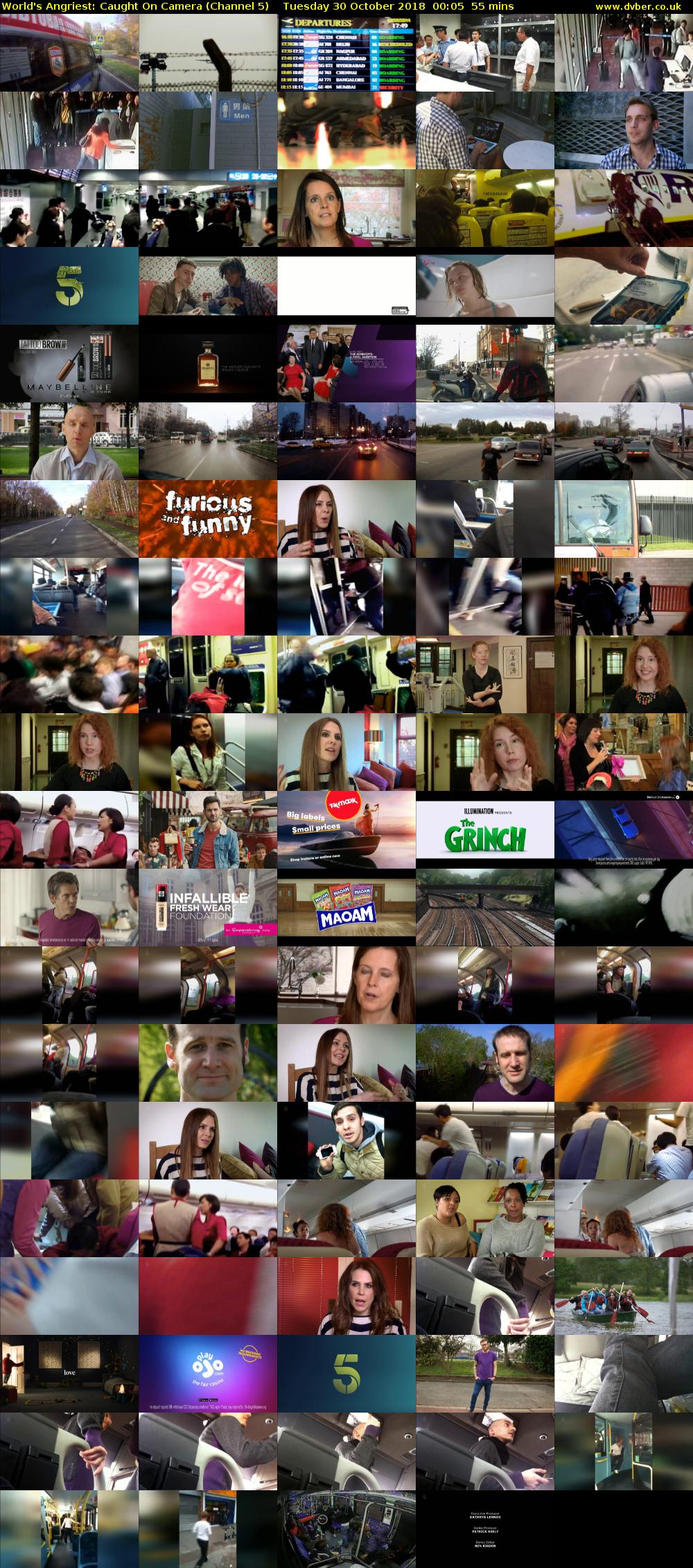 World's Angriest: Caught On Camera (Channel 5) Tuesday 30 October 2018 00:05 - 01:00