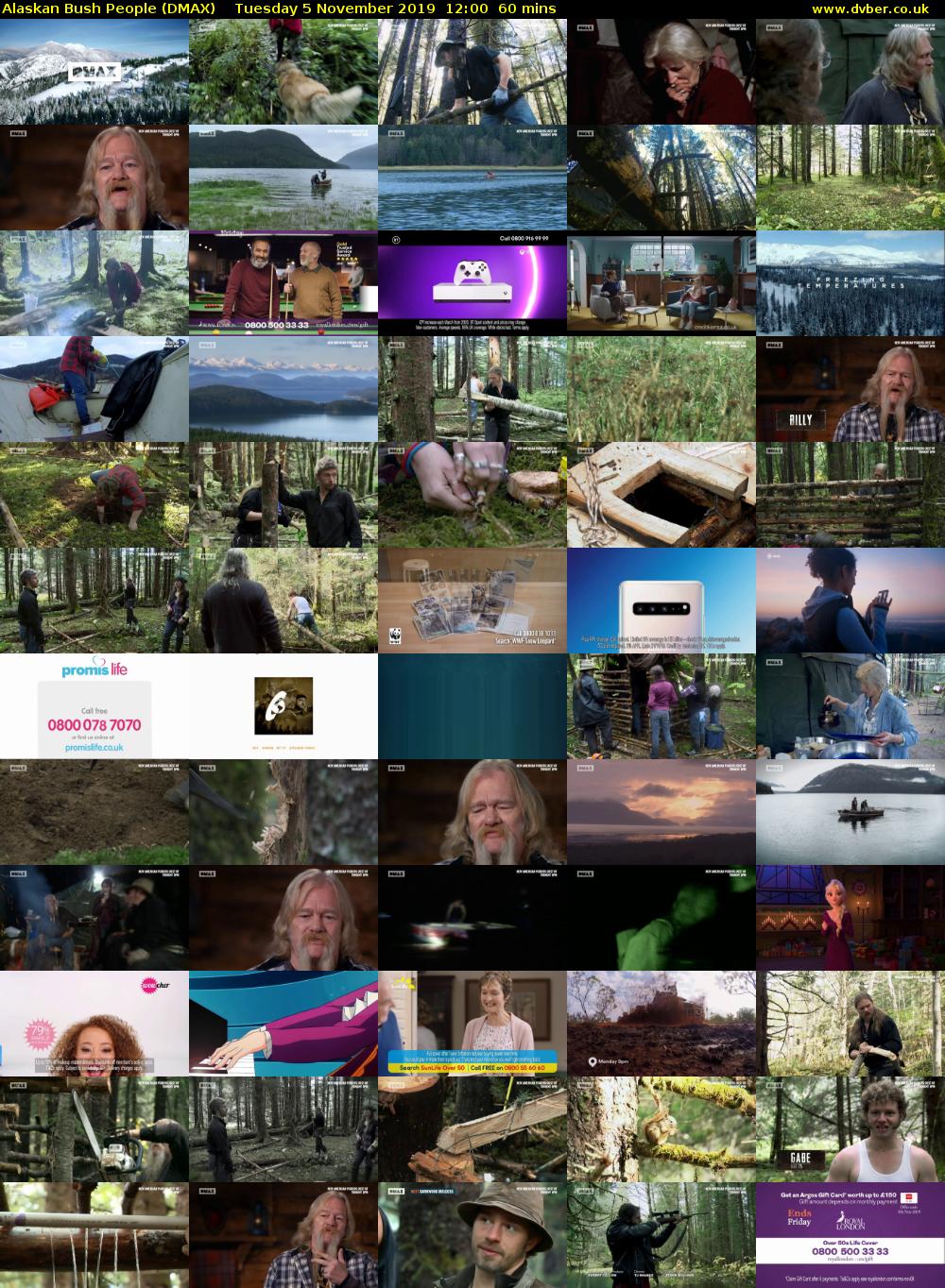 Alaskan Bush People (DMAX) Tuesday 5 November 2019 12:00 - 13:00