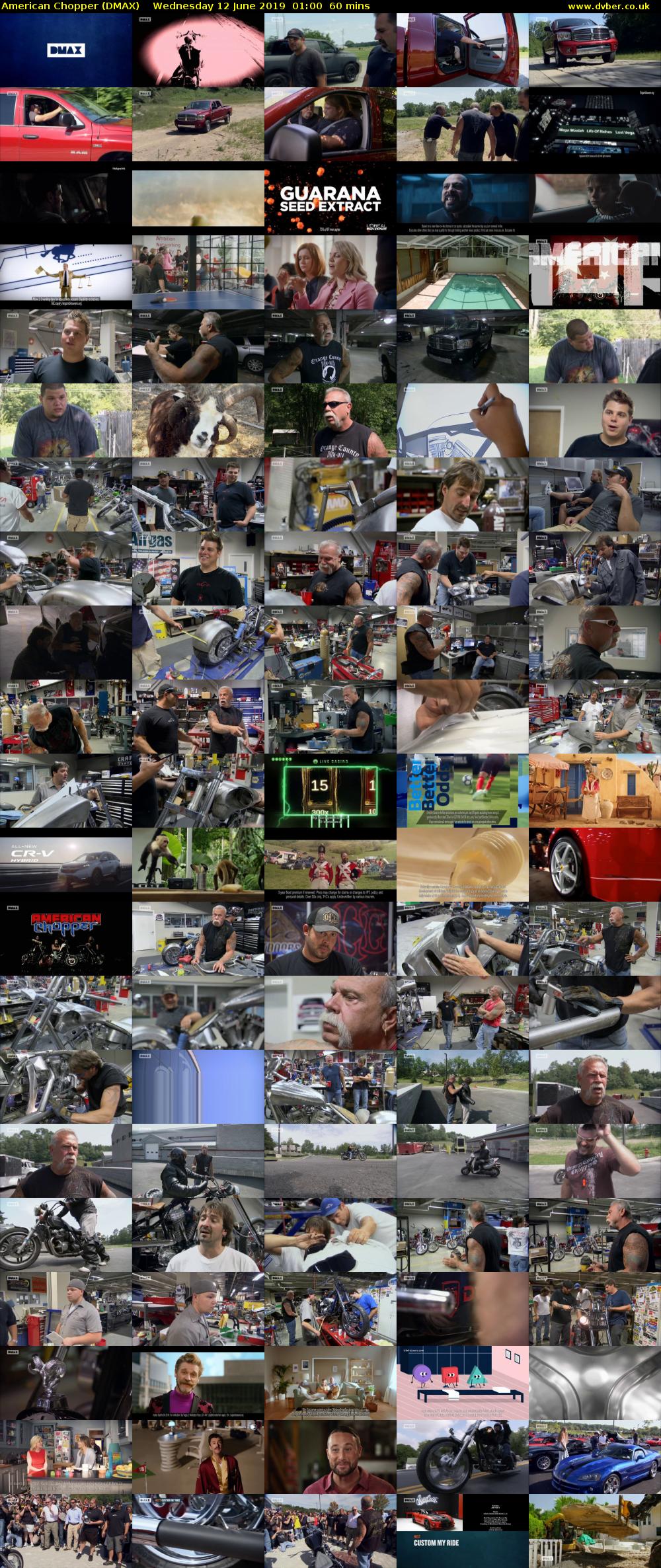 American Chopper (DMAX) Wednesday 12 June 2019 01:00 - 02:00