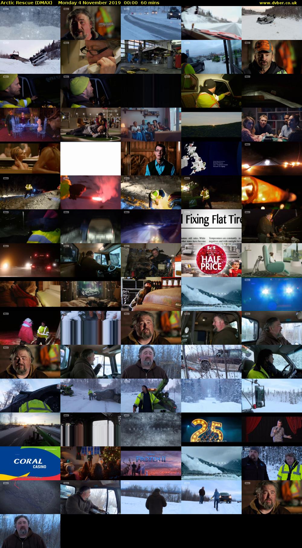 Arctic Rescue (DMAX) Monday 4 November 2019 00:00 - 01:00