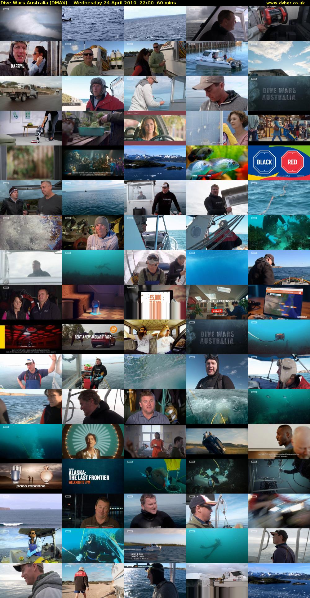 Dive Wars Australia (DMAX) Wednesday 24 April 2019 22:00 - 23:00