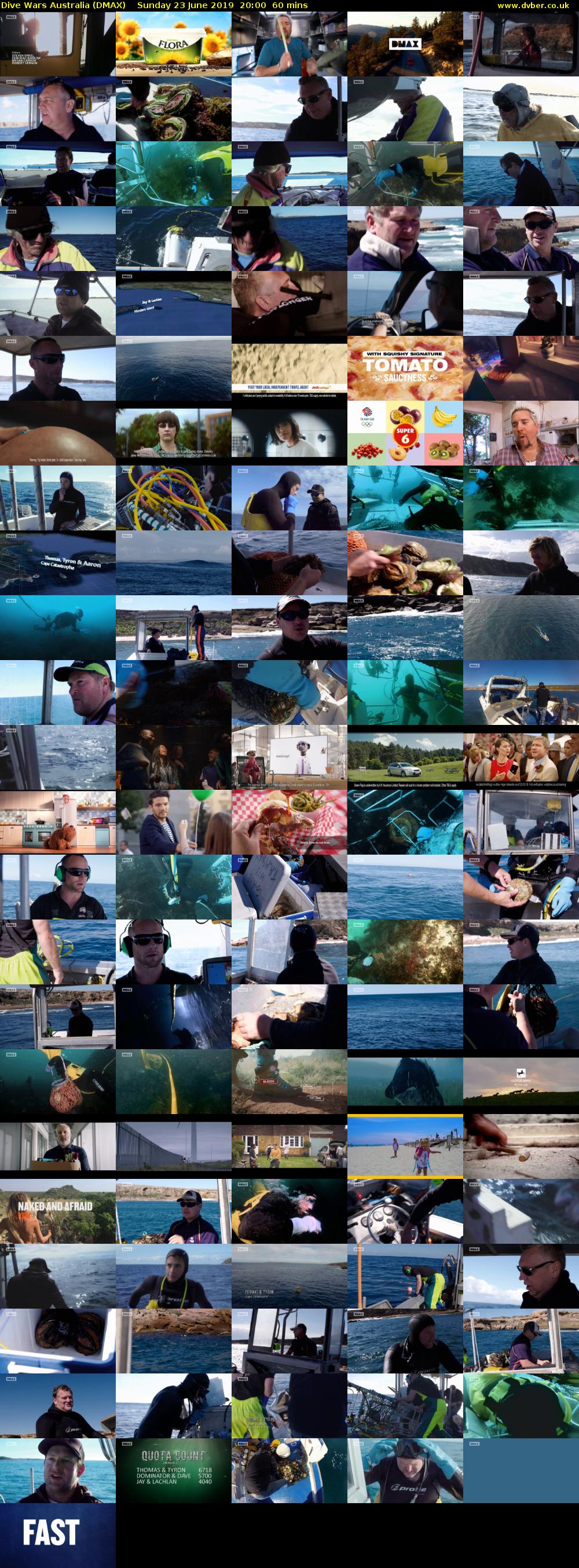 Dive Wars Australia (DMAX) Sunday 23 June 2019 20:00 - 21:00