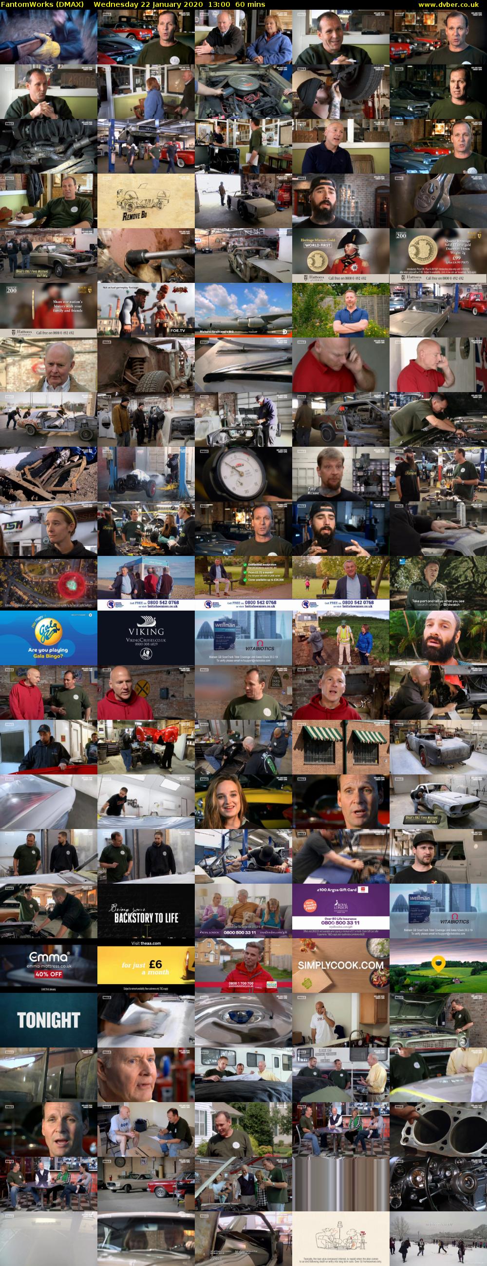 FantomWorks (DMAX) Wednesday 22 January 2020 13:00 - 14:00