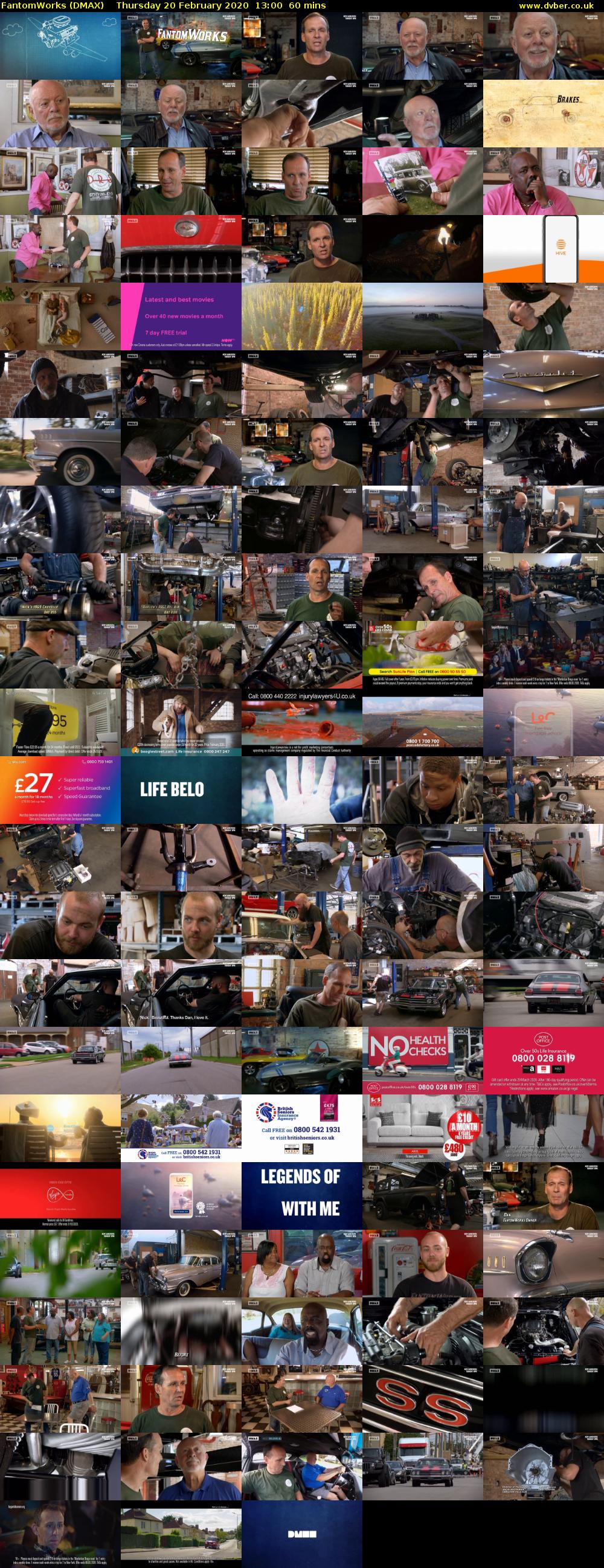 FantomWorks (DMAX) Thursday 20 February 2020 13:00 - 14:00