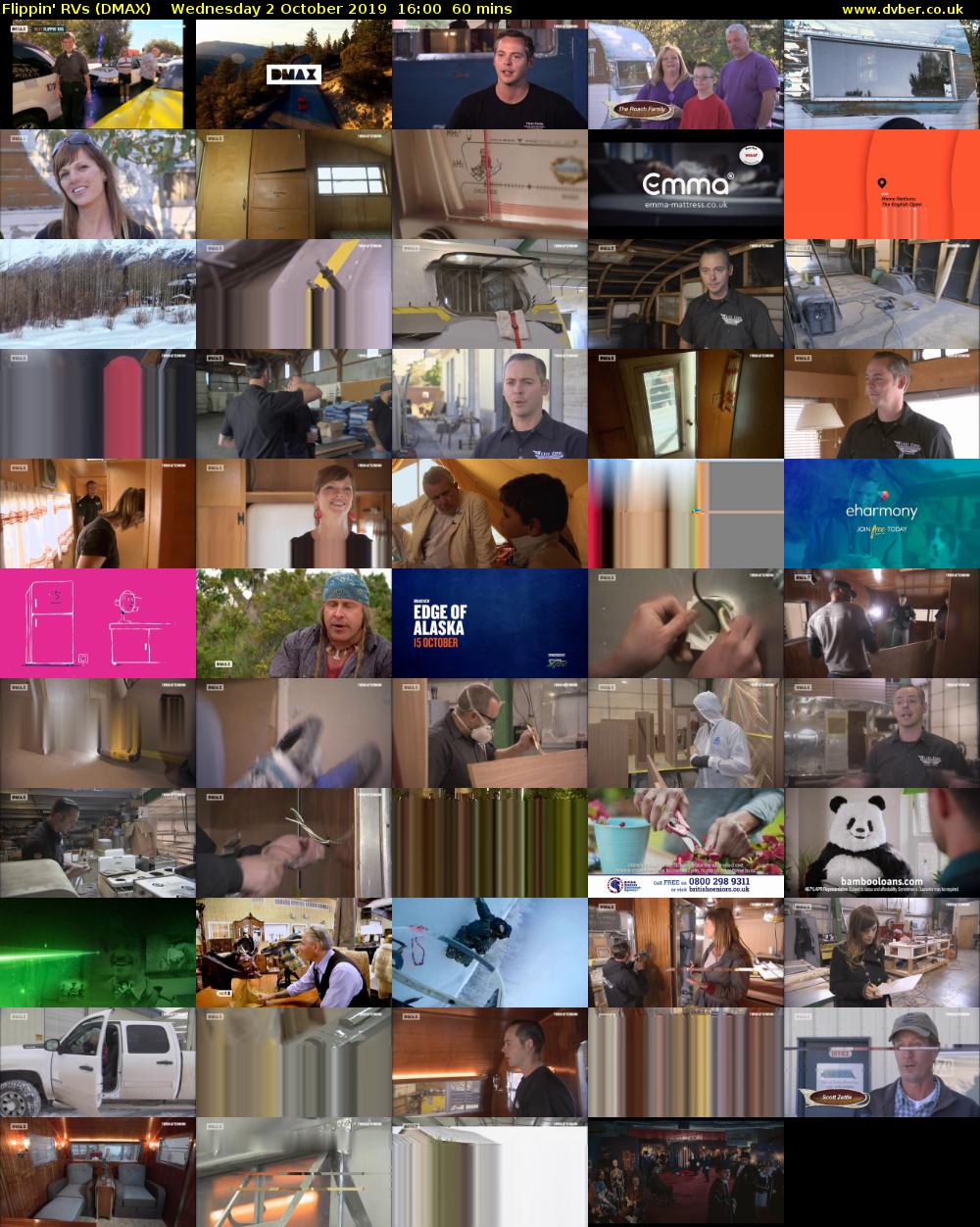Flippin' RVs (DMAX) Wednesday 2 October 2019 16:00 - 17:00