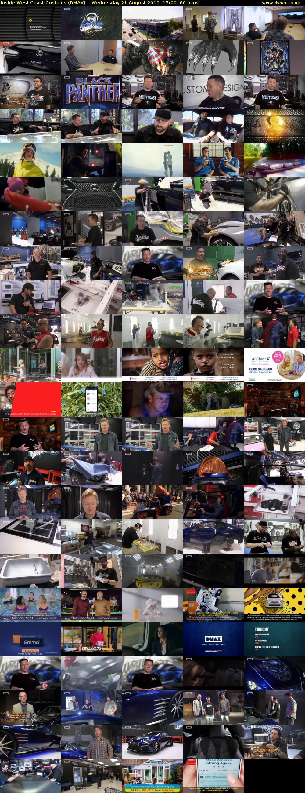 Inside West Coast Customs (DMAX) Wednesday 21 August 2019 15:00 - 16:00