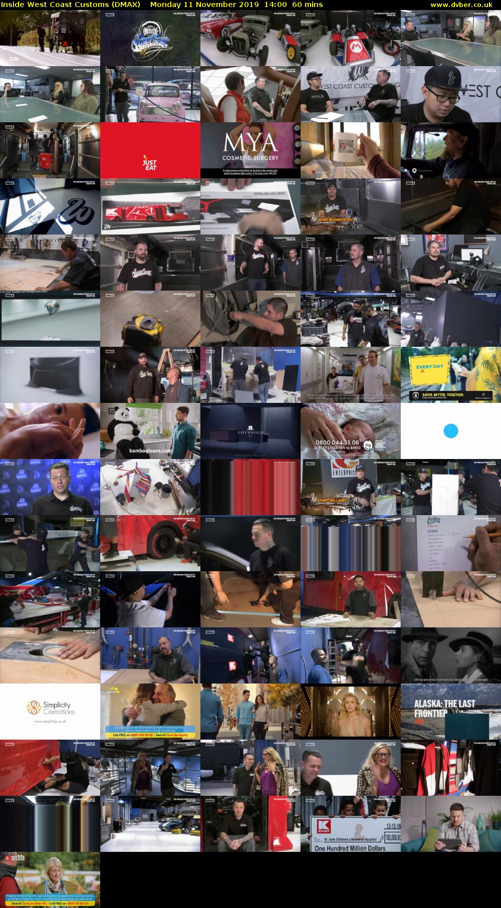 Inside West Coast Customs (DMAX) Monday 11 November 2019 14:00 - 15:00