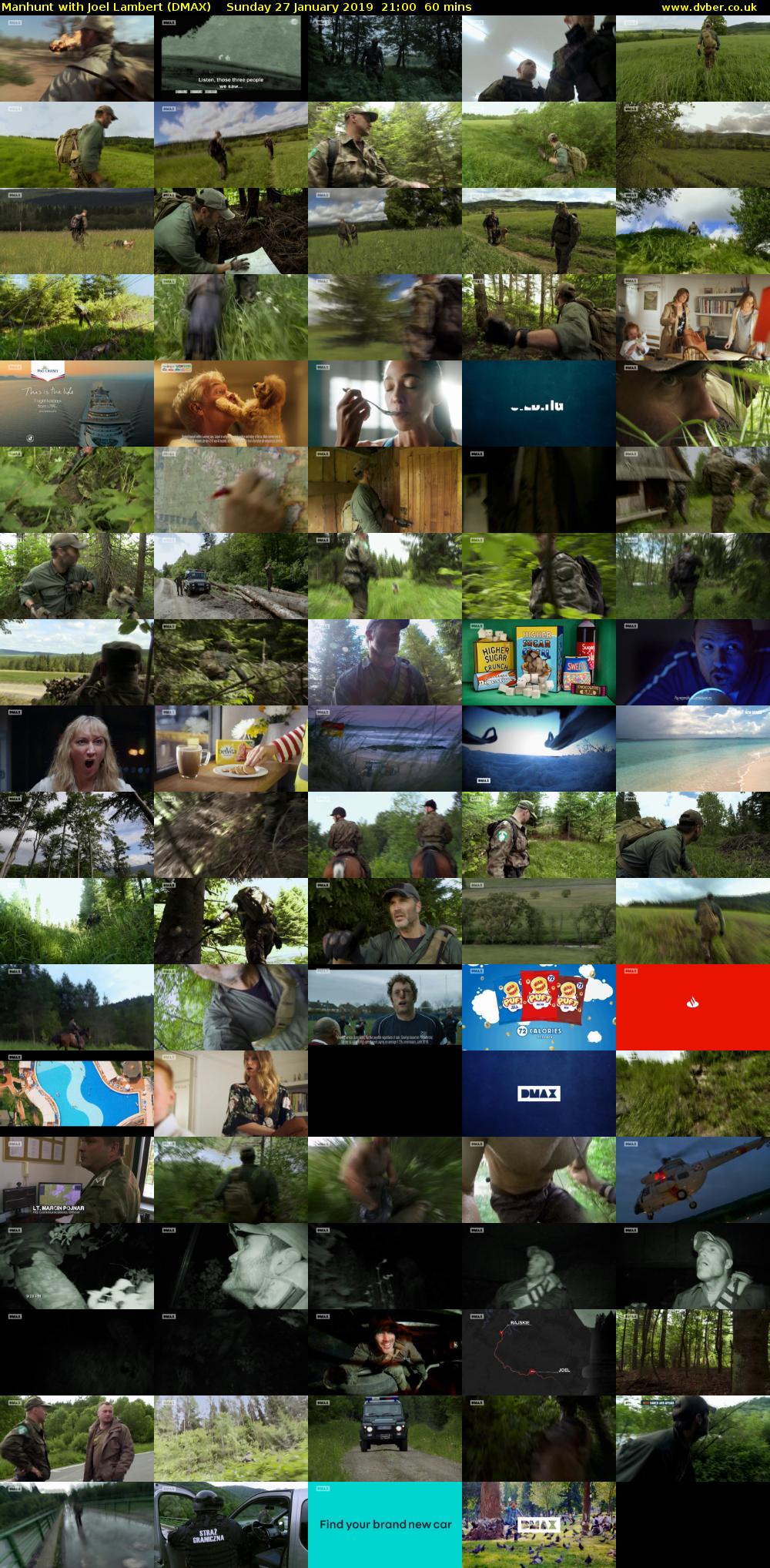 Manhunt with Joel Lambert (DMAX) Sunday 27 January 2019 21:00 - 22:00