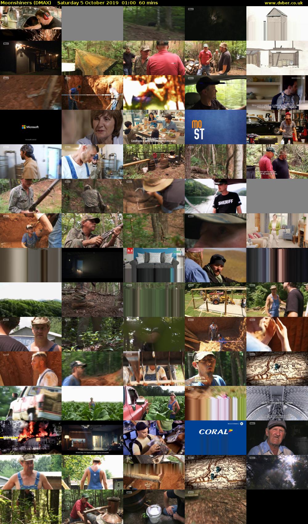 Moonshiners (DMAX) Saturday 5 October 2019 01:00 - 02:00