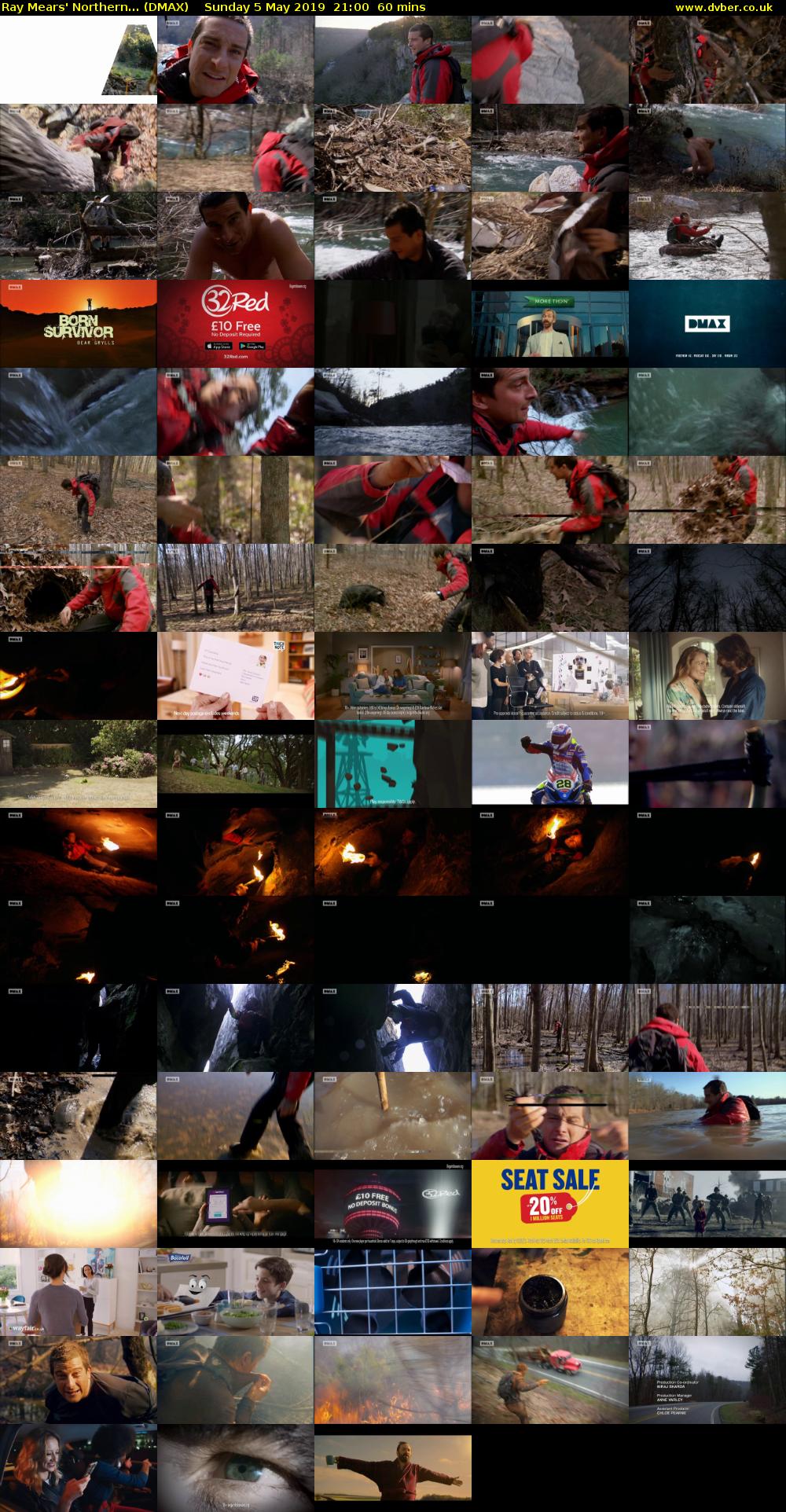 Ray Mears' Northern... (DMAX) Sunday 5 May 2019 21:00 - 22:00