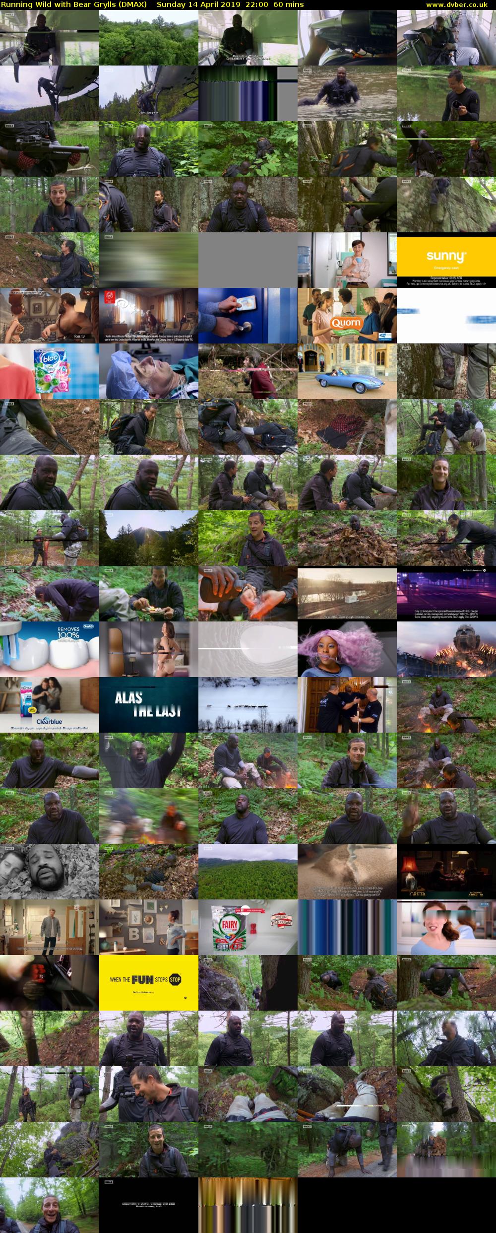 Running Wild with Bear Grylls (DMAX) Sunday 14 April 2019 22:00 - 23:00