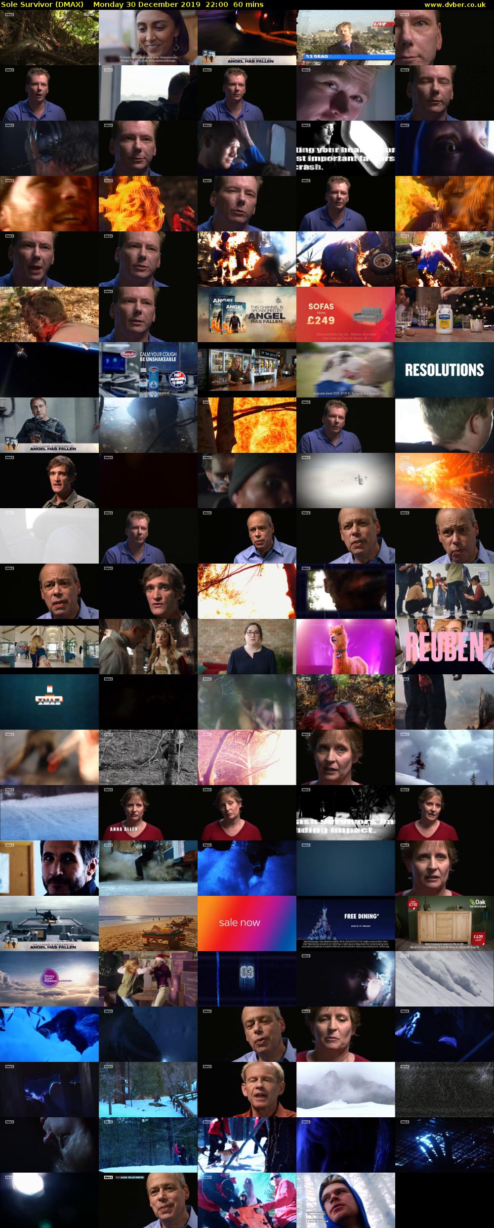 Sole Survivor (DMAX) Monday 30 December 2019 22:00 - 23:00