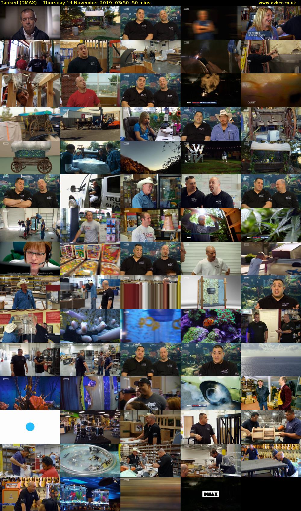 Tanked (DMAX) Thursday 14 November 2019 03:50 - 04:40