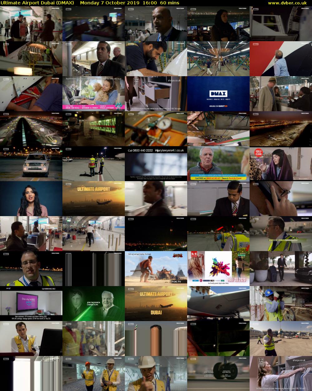 Ultimate Airport Dubai (DMAX) Monday 7 October 2019 16:00 - 17:00