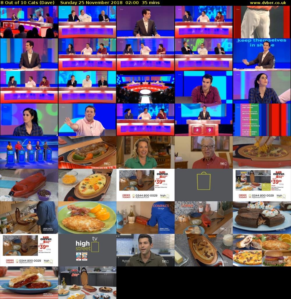 8 Out of 10 Cats (Dave) Sunday 25 November 2018 02:00 - 02:35