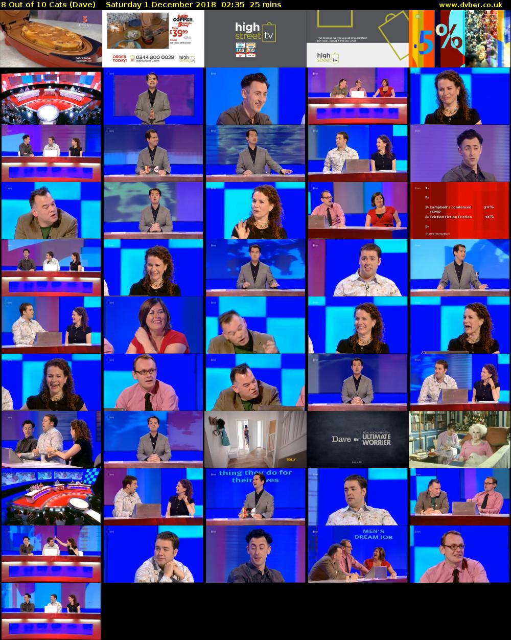 8 Out of 10 Cats (Dave) Saturday 1 December 2018 02:35 - 03:00