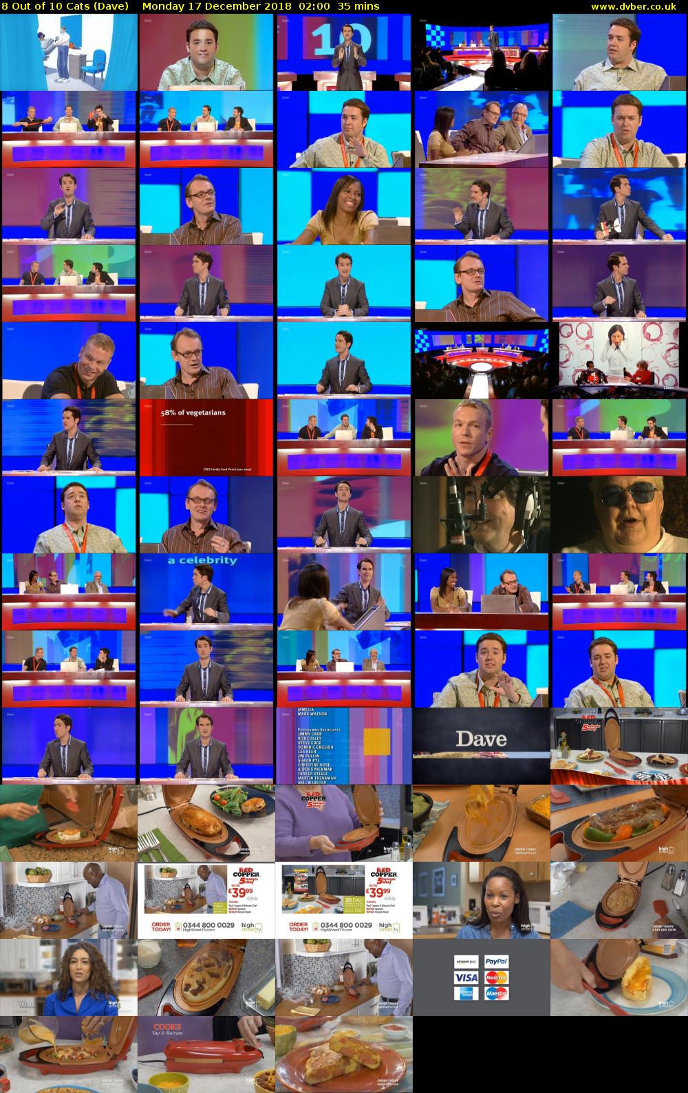 8 Out of 10 Cats (Dave) Monday 17 December 2018 02:00 - 02:35