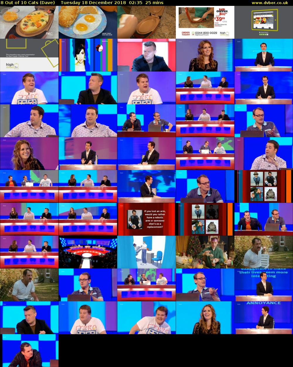 8 Out of 10 Cats (Dave) Tuesday 18 December 2018 02:35 - 03:00