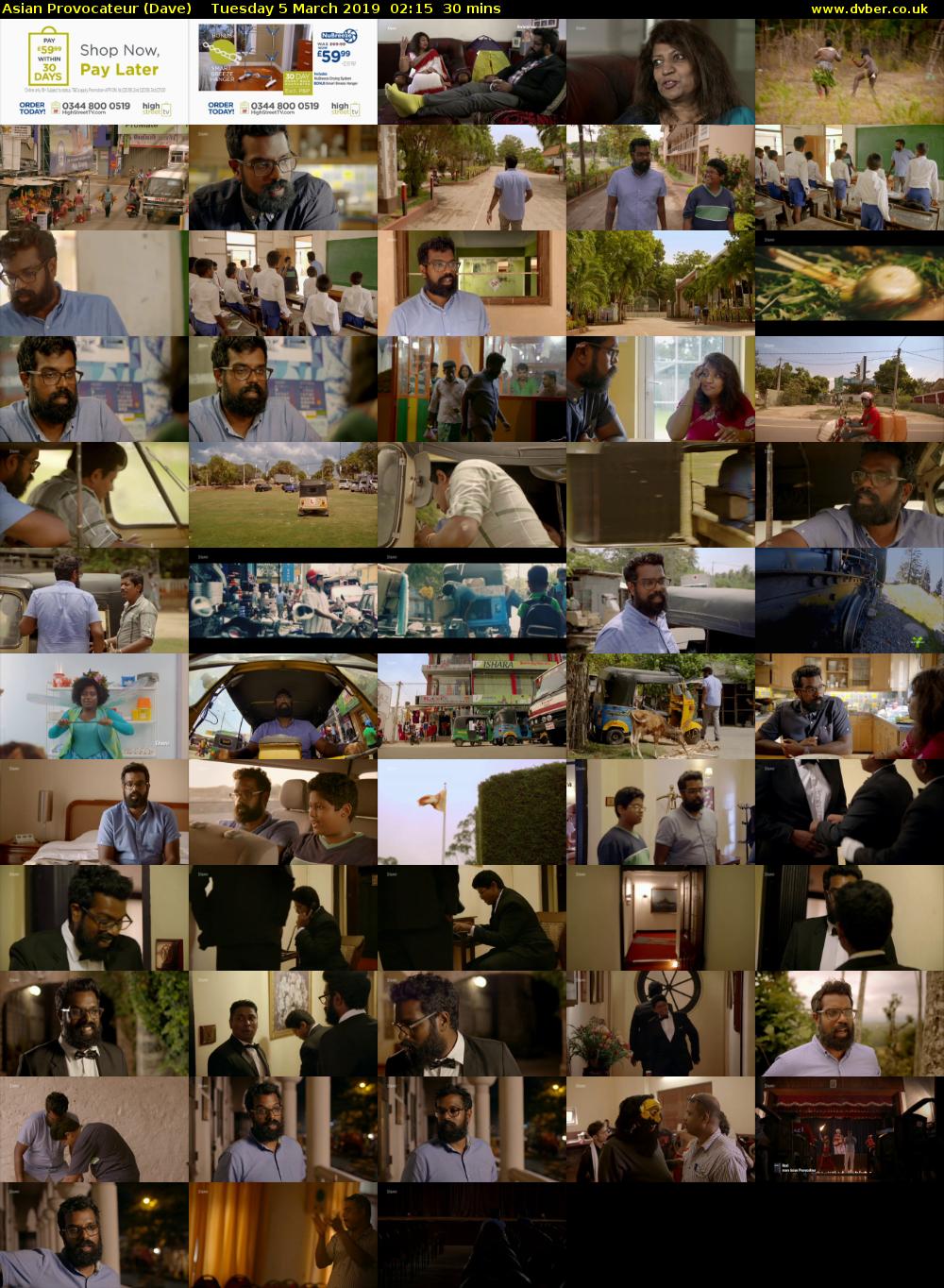Asian Provocateur (Dave) Tuesday 5 March 2019 02:15 - 02:45