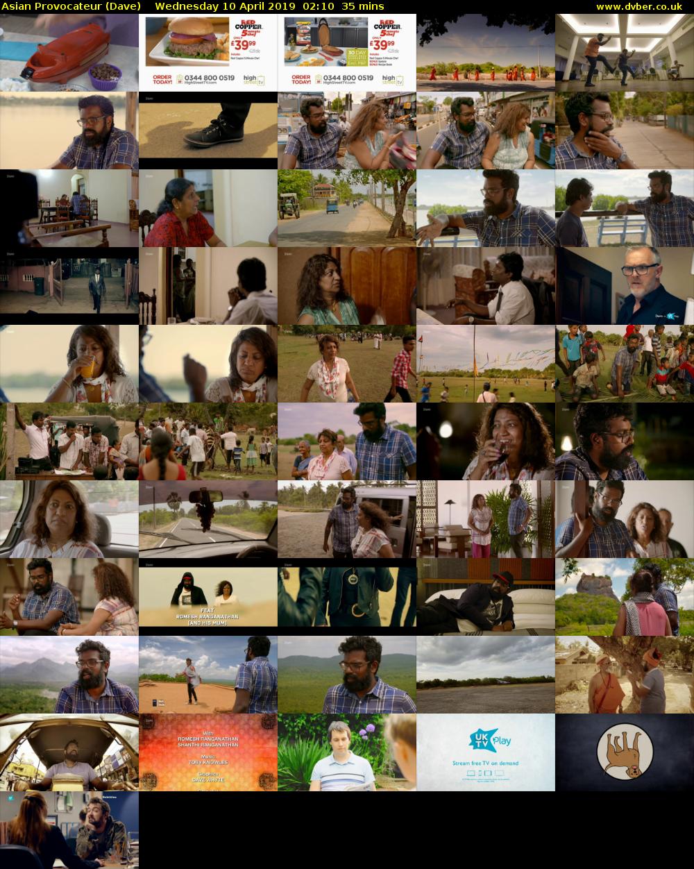 Asian Provocateur (Dave) Wednesday 10 April 2019 02:10 - 02:45