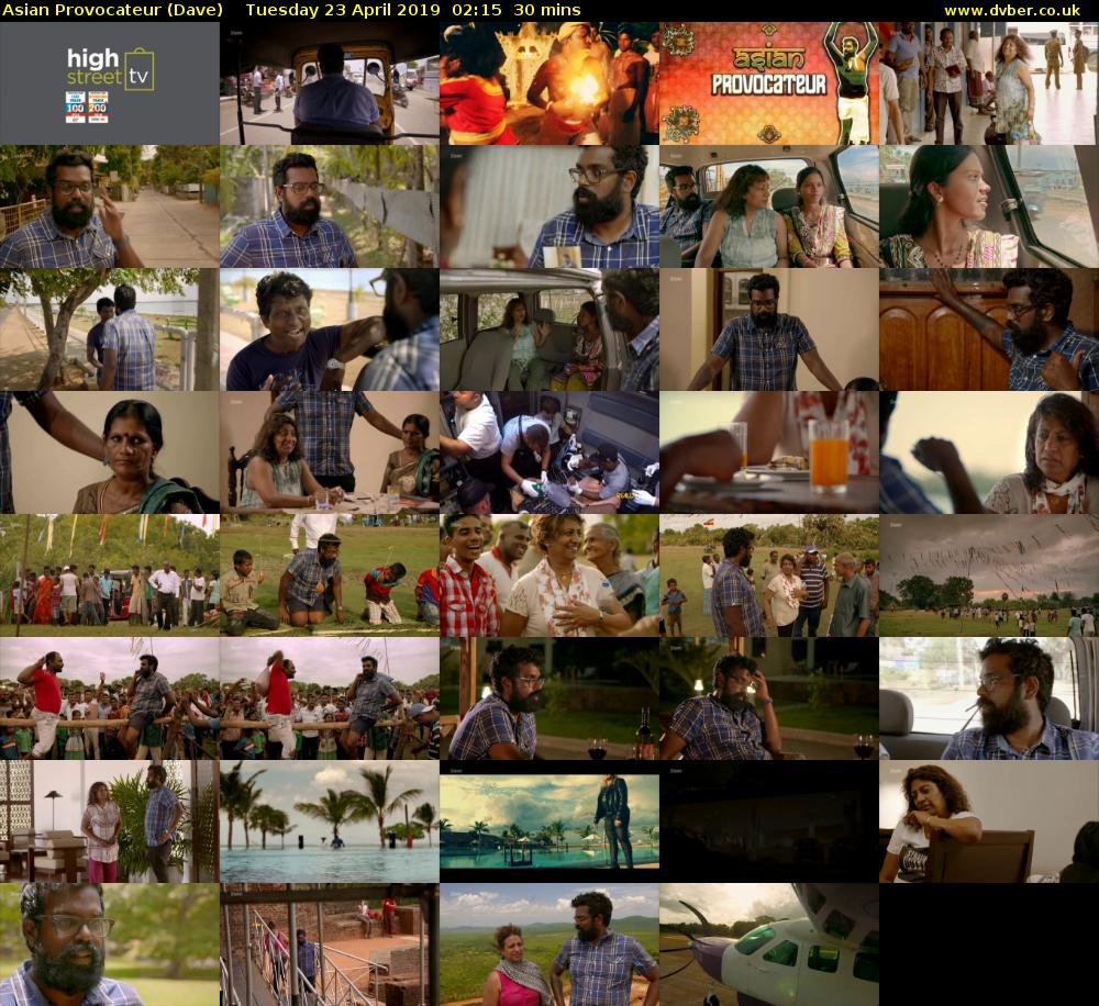 Asian Provocateur (Dave) Tuesday 23 April 2019 02:15 - 02:45
