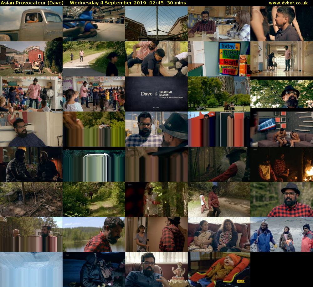 Asian Provocateur (Dave) Wednesday 4 September 2019 02:45 - 03:15
