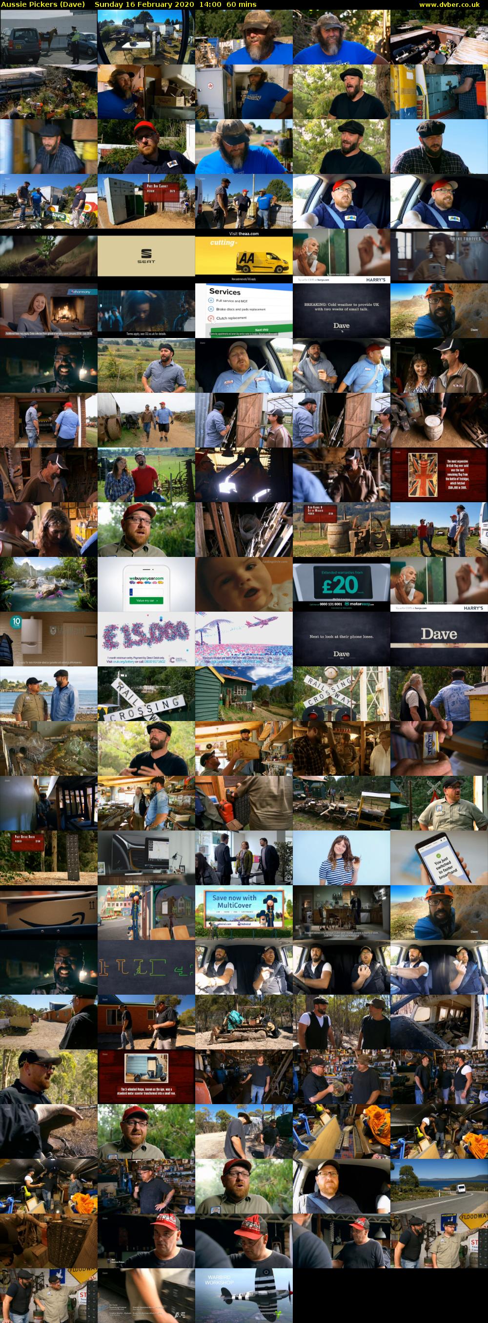 Aussie Pickers (Dave) Sunday 16 February 2020 14:00 - 15:00